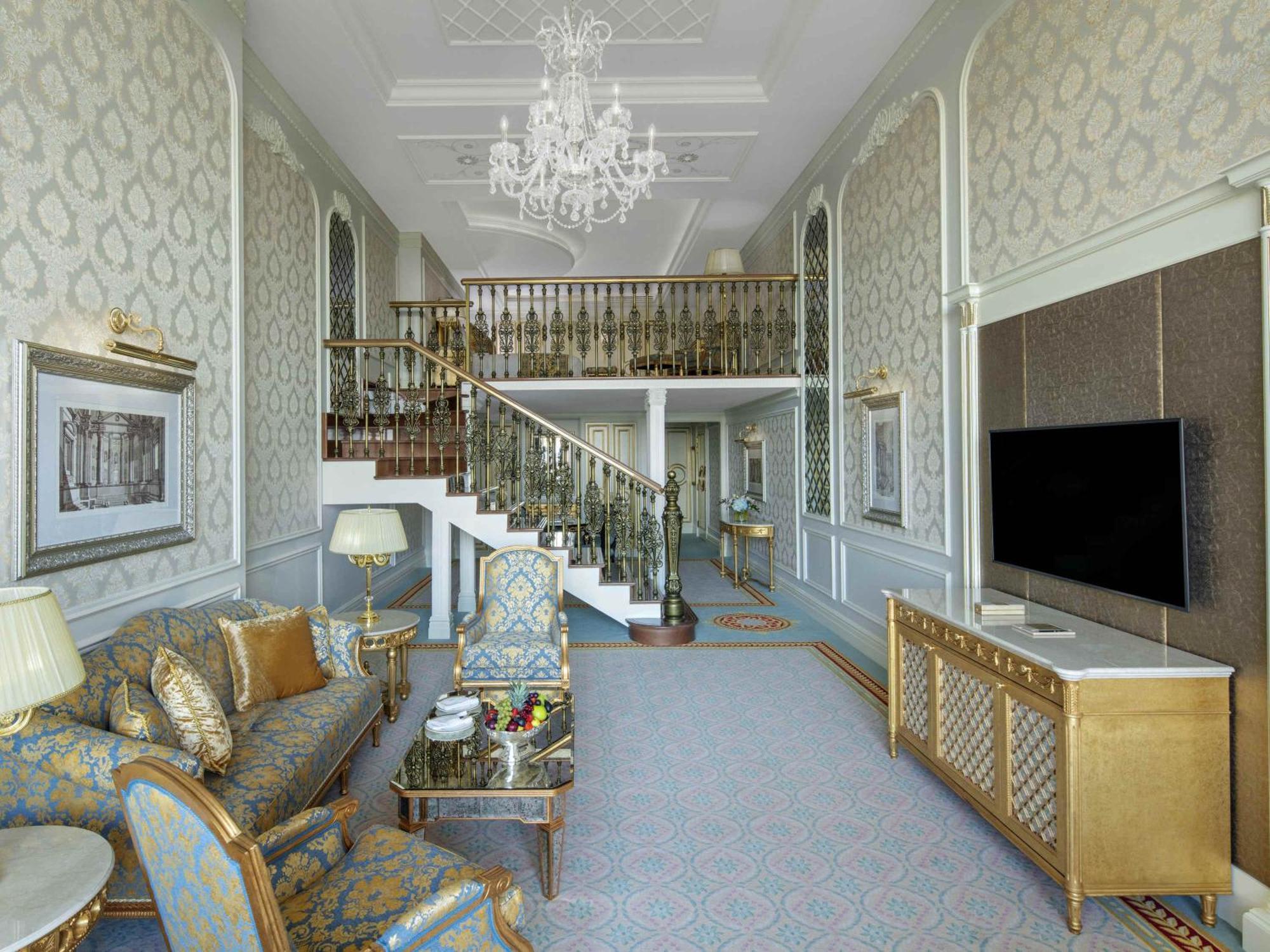 Hotel Raffles The Palm Dubai Esterno foto The living room of a Presidential Suite
