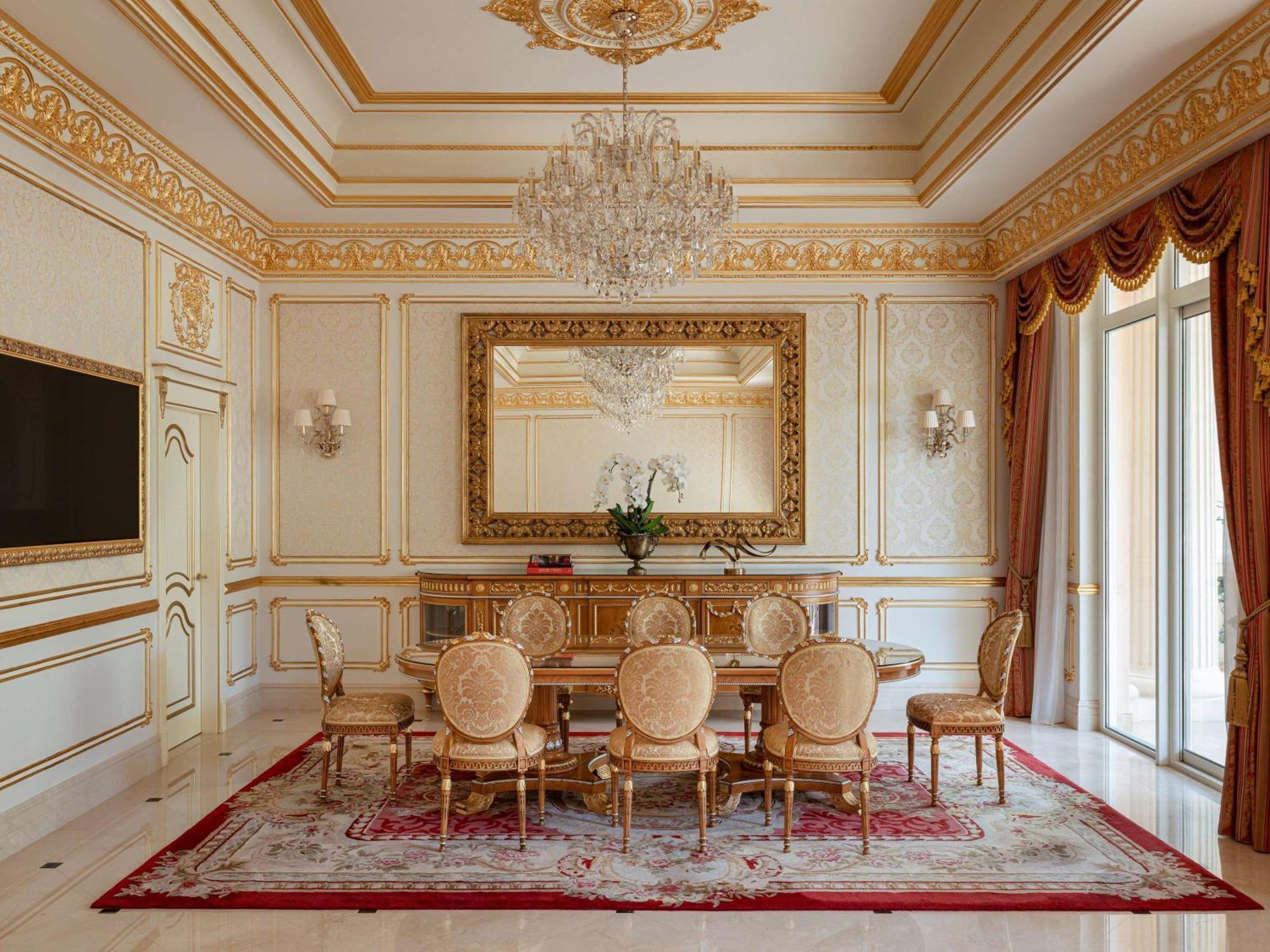 Hotel Raffles The Palm Dubai Esterno foto 3D interior rendering of a dining room
